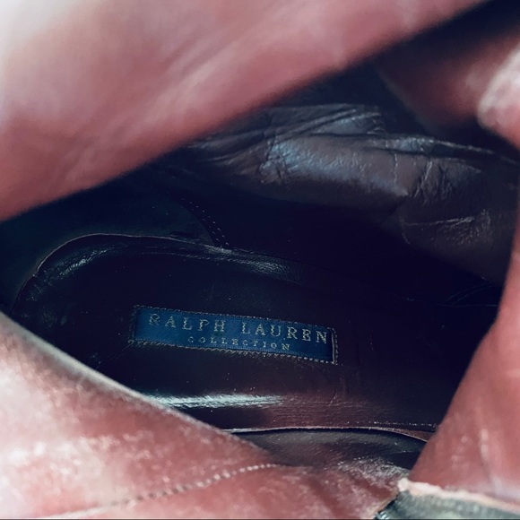 Ralph Lauren purple label chestnut knee high boots - Picture 10 of 14